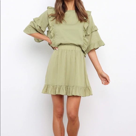 ALESSIA TOP - GREEN - Picture 2 of 4